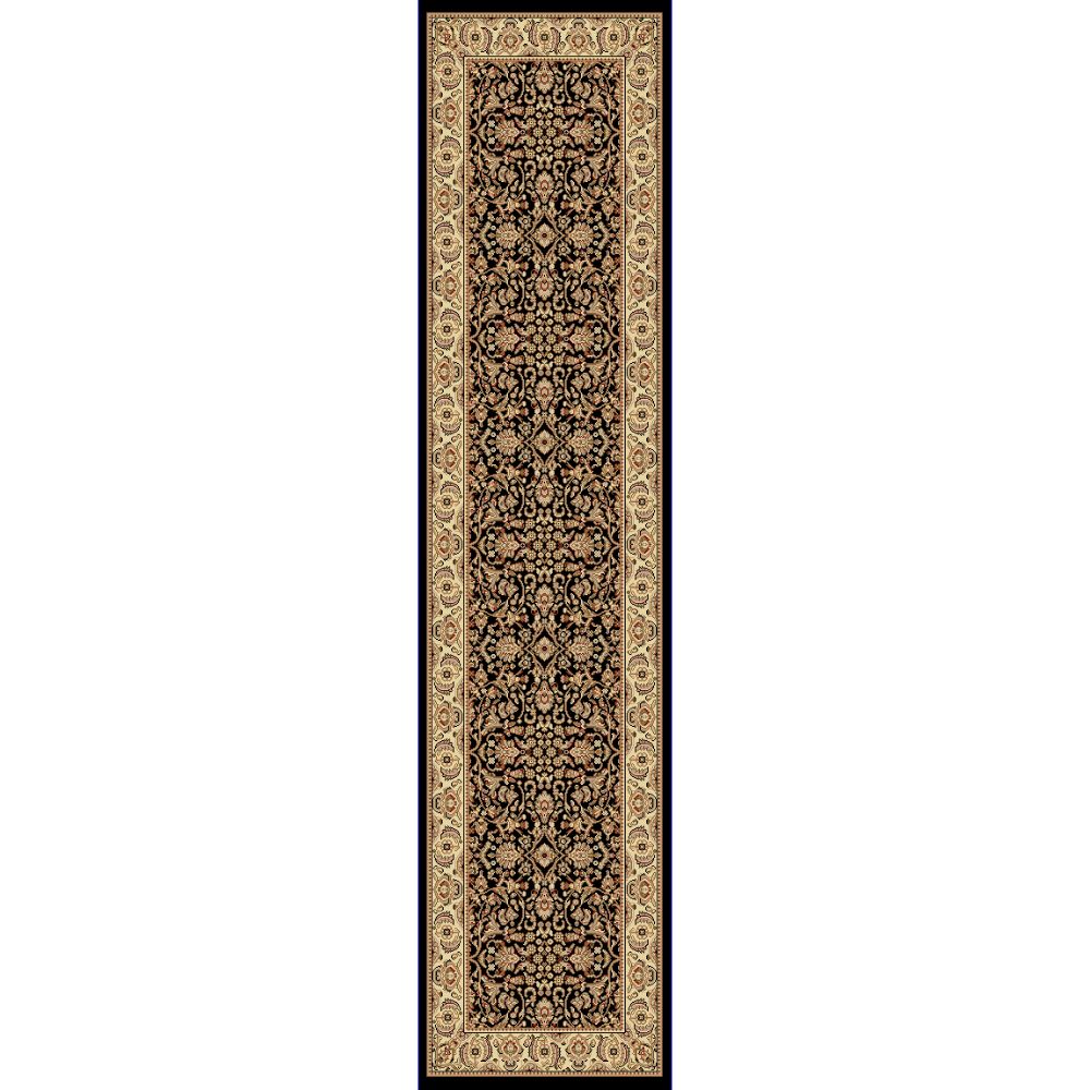 Dynamic Rugs 58004-090 Legacy 2.2 Ft. X 7.7 Ft. Finished Runner Rug in Black